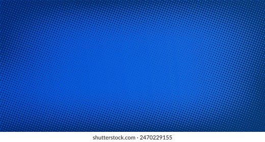 Abstract technology with blue dots pattern on gradients blue background. vector illustration, circle elements, backdrop or wallpaper