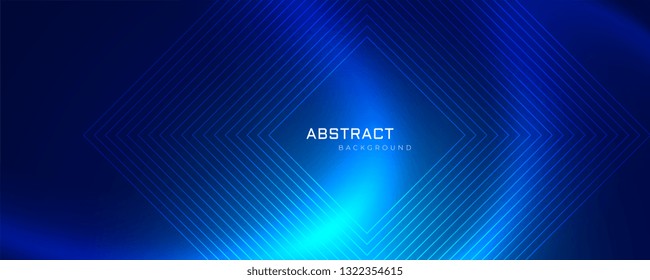 abstract technology blue mesh and lines background