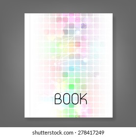 Abstract Technology book, vector illustration 