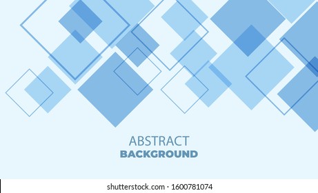 Abstract Technology Bright Blue Lines with Light Vector Background. Concept for Web Banner Backdrop or Typography Design with Place for Text