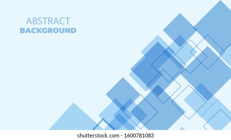 Abstract Technology Bright Blue Lines with Light Vector Background. Concept for Web Banner Backdrop or Typography Design with Place for Text