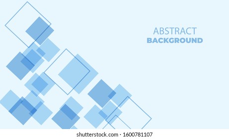 Abstract Technology Bright Blue Lines with Light Vector Background. Concept for Web Banner Backdrop or Typography Design with Place for Text