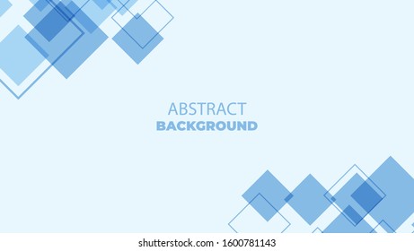 Abstract Technology Bright Blue Lines with Light Vector Background. Concept for Web Banner Backdrop or Typography Design with Place for Text
