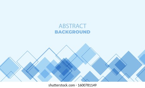 Abstract Technology Bright Blue Lines with Light Vector Background. Concept for Web Banner Backdrop or Typography Design with Place for Text