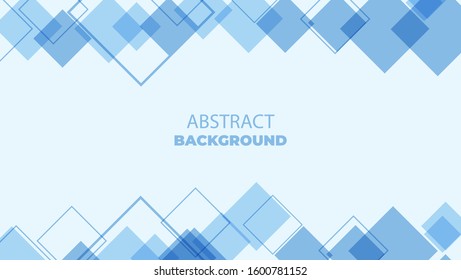 Abstract Technology Bright Blue Lines with Light Vector Background. Concept for Web Banner Backdrop or Typography Design with Place for Text