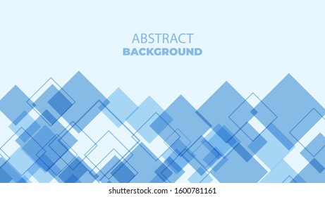 Abstract Technology Bright Blue Lines with Light Vector Background. Concept for Web Banner Backdrop or Typography Design with Place for Text