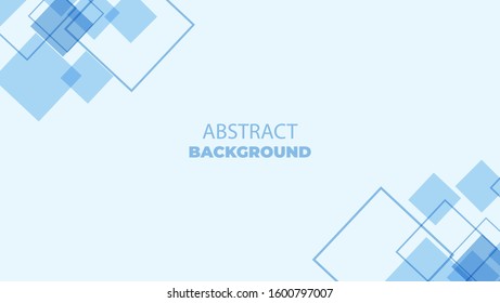 Abstract Technology Bright Blue Lines with Light Vector Background. Concept for Web Banner Backdrop or Typography Design with Place for Text