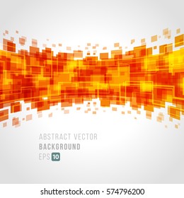 Abstract technology bright lines with light vector background. Eps 10.Concept for mobile wallpaper, web banner backdrop or typography design with place for text.