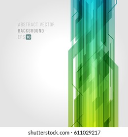 Tecnología abstracta líneas brillantes con fondo de vector de luz. Eps 10.Concepto de papel tapiz móvil, fondo de banner web o diseño tipográfico con lugar para texto.