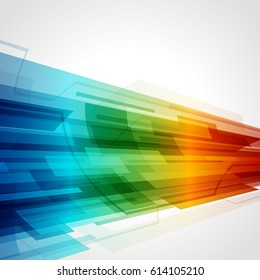 Tecnología abstracta líneas brillantes con fondo de vector de luz. Eps 10.Concepto de papel tapiz móvil, fondo de banner web o diseño tipográfico con lugar para texto.