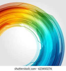 Tecnología abstracta líneas brillantes con fondo de vector de luz. Eps 10.Concepto de papel tapiz móvil, fondo de banner web o diseño tipográfico con lugar para texto.