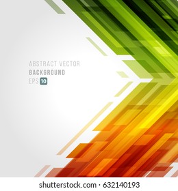 Abstract technology bright lines with light vector background. Eps 10. Concept for mobile wallpaper, web banner backdrop or typography design with place for text.