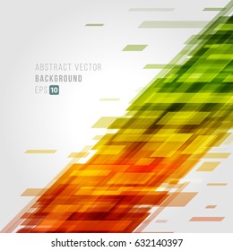 Abstrakte Technologie, helle Linien mit hellVektorhintergrund. EPS10. Konzept für mobile Bildschirmhintergründe, Web-Banner-Hintergrund oder Typografie-Design mit Platz für Text.