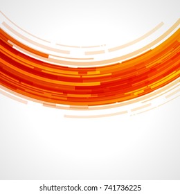 Abstract technology bright lines with light vector background. Eps 10. Concept for mobile wallpaper, web banner backdrop or typography design with place for text.