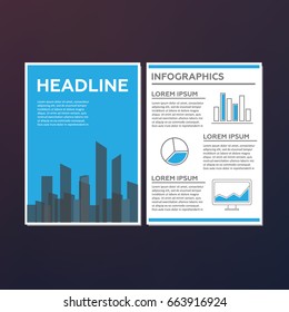 Abstract technology brochure template