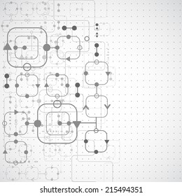 Abstract technology business background