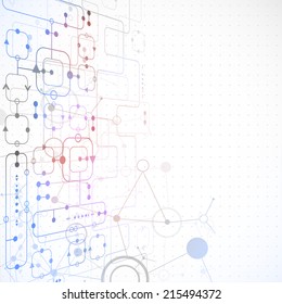 Abstract technology business background