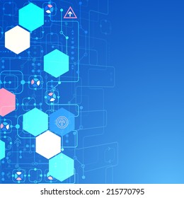 Abstract technology business background