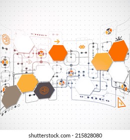 Abstract technology business background