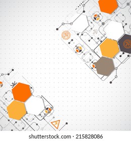 Abstract technology business background