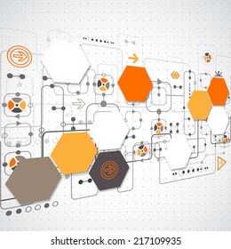 Abstract technology business background