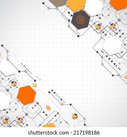 Abstract technology business background