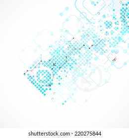 Abstract technology business background