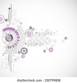 Abstract technology business background