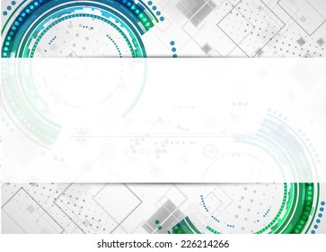 Abstract technology business background. Vector