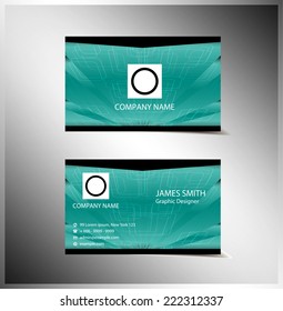 Abstract Technology Business Card  