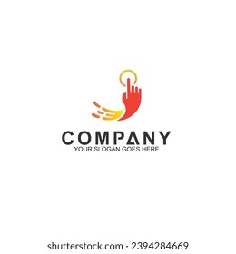 diseño de logotipo comercial de tecnología abstracta
