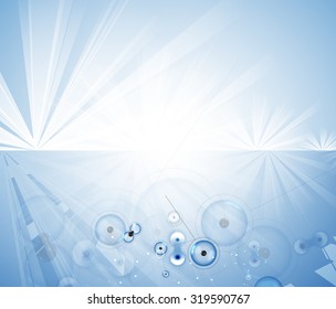 Abstract technology and for business presentation background. Vector solution