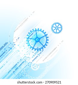 Abstract technology business template background. Vector