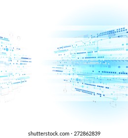 Abstract technology business template background. Vector