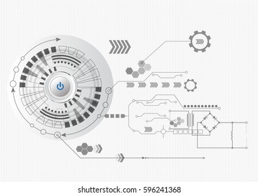 Abstract technology business vector background 