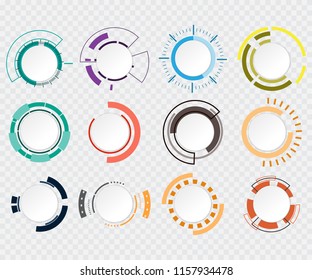 Abstract technology circle grey white and colorful communication design raw material for your design background, template, wallpaper, info graphic, motion, information or web and presentation.Vector