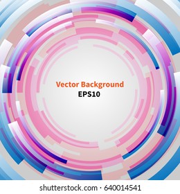 Abstract technology circle vector background