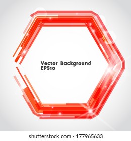 Abstract technology circle. Vector illustration. 