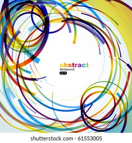 Abstract technology circles