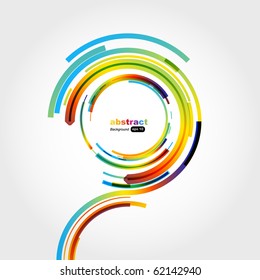 Abstract technology circles
