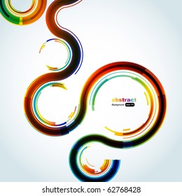 Abstract technology circles
