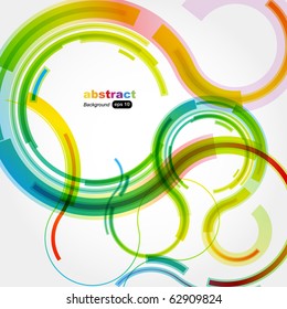 Abstract technology circles