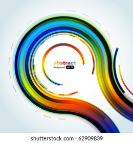 Abstract technology circles