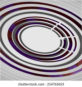 Abstract technology circles background, dynamic illustration.