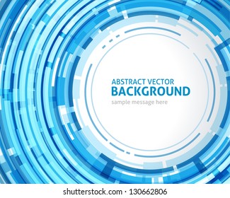 Abstract technology circles digital vector background