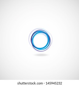 Abstract technology circles vector background