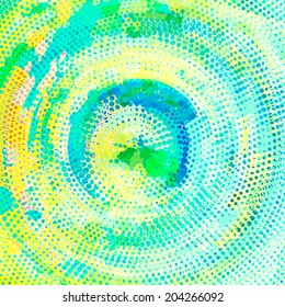 Abstract technology circles vector background round