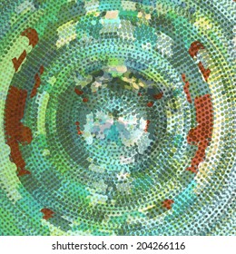 Abstract technology circles vector background round