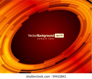 Abstract technology circles vector background