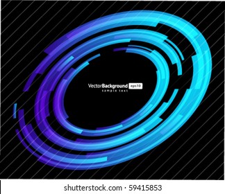 Abstract technology circles vector background